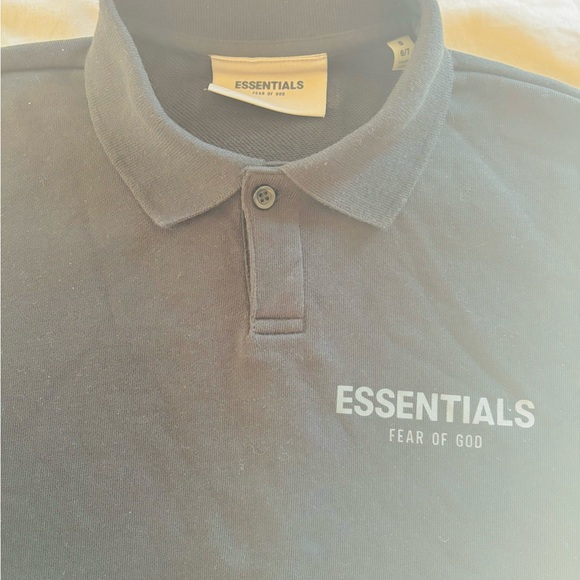 Essential Fear of God boys collard sweatshirt boys size 6/7 - Picture 2 of 5